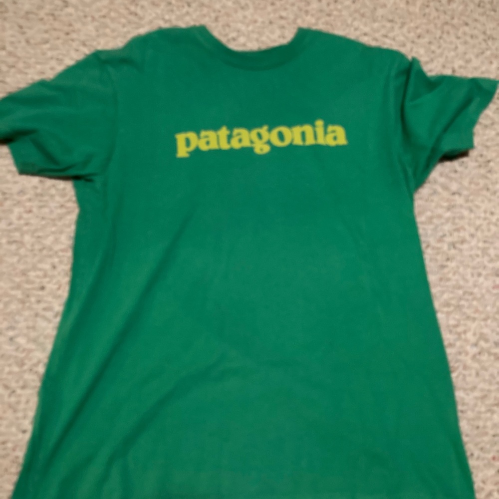 Green Patagonia tee